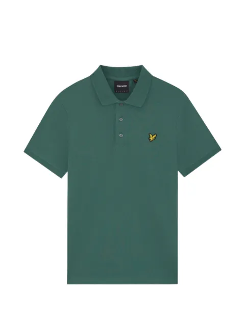 Lyle & Scott embroidered-logo cotton polo shirt