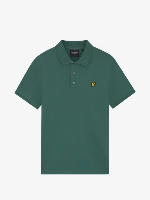 Lyle & Scott embroidered-logo cotton polo shirt
