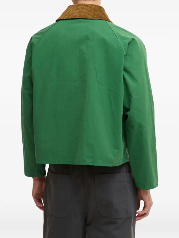 Barbour International Spey Oversized Jacket | Green | FARFETCH CA