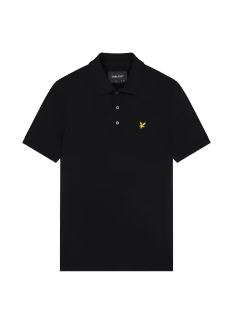Lyle & Scott logo-patch cotton polo shirt