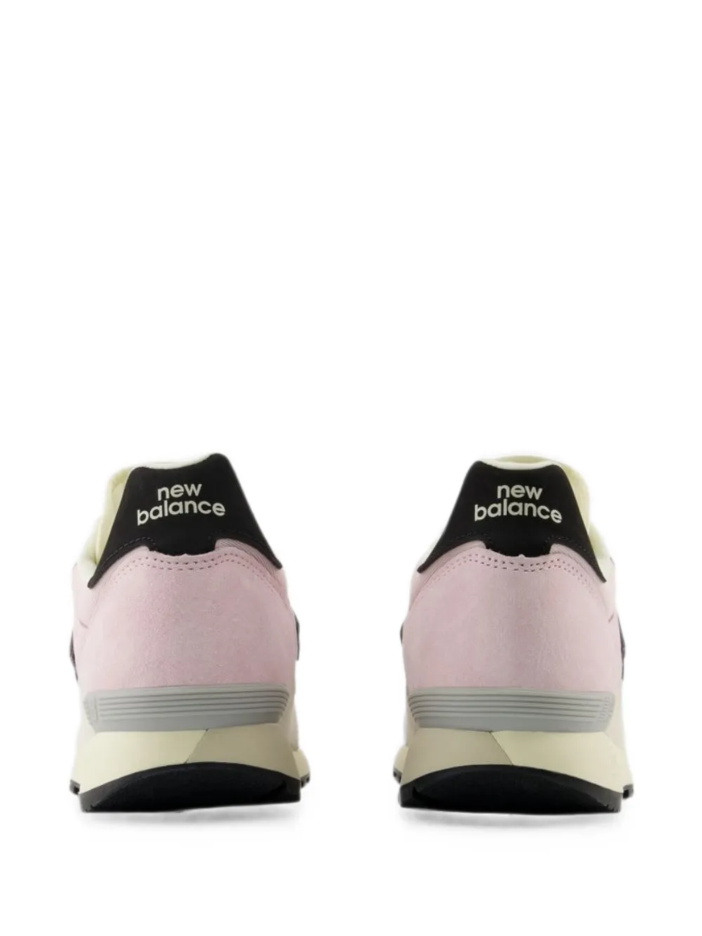 New Balance U475 suede-panelled sneakers Roze