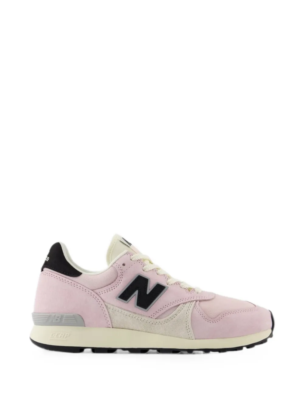 New Balance U475 suede-panelled sneakers Roze