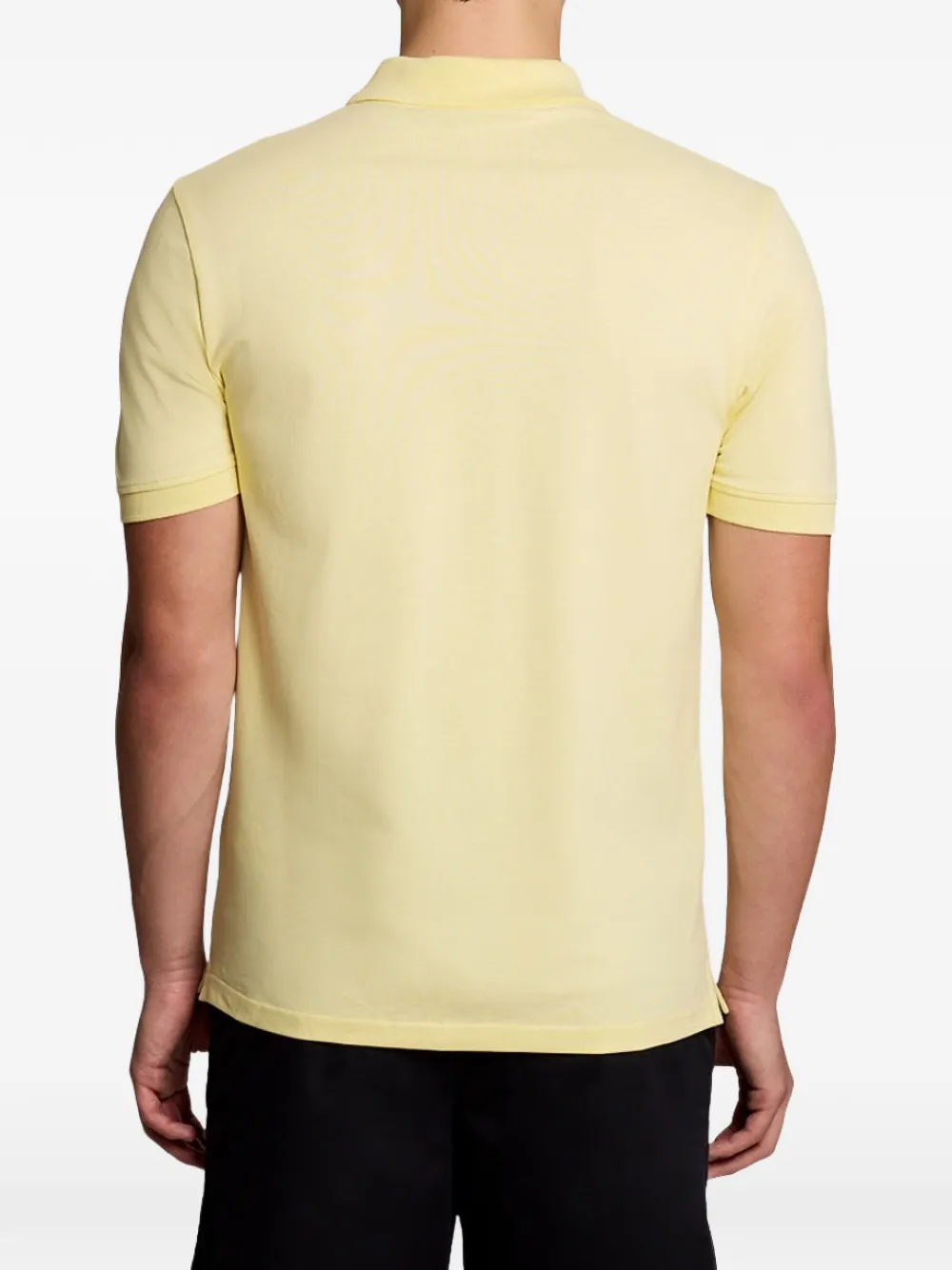 Lyle & Scott Poloshirt met geborduurd logo Geel