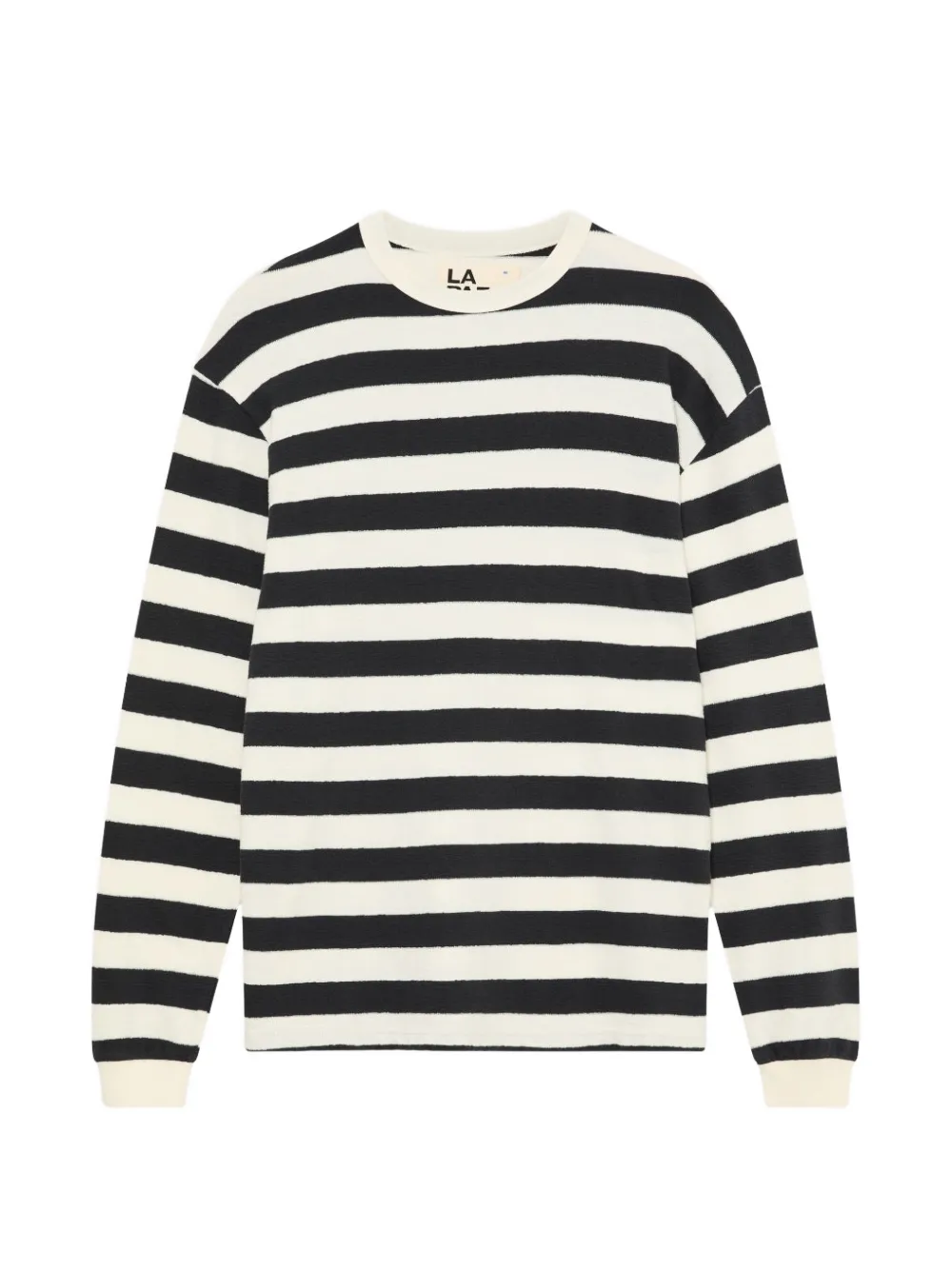LA PAZ Feijó striped long-sleeve T-shirt - Toni neutri