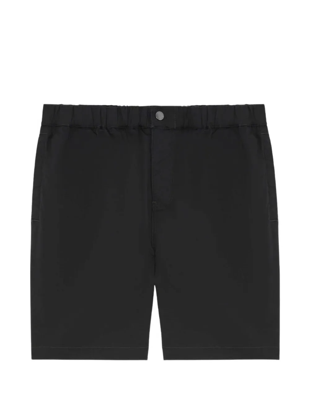 Lyle & Scott logo-embroidered twill shorts - Nero