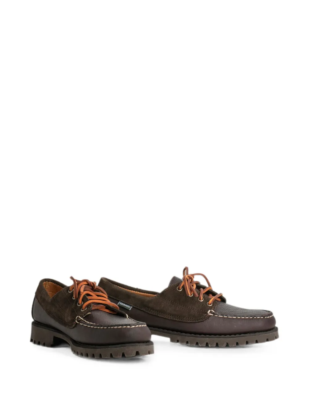 Sebago Askook Lug logo-patch boat shoes Bruin