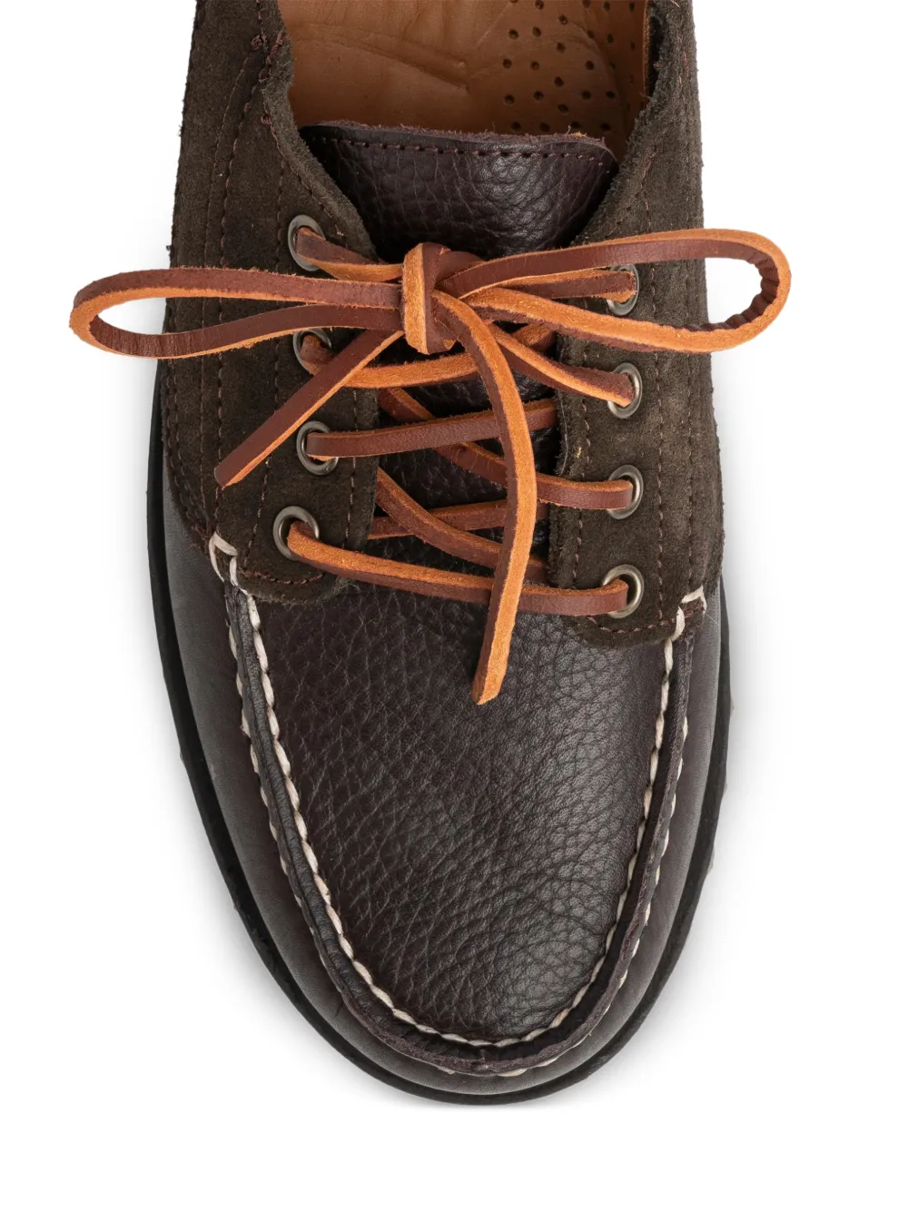 Sebago Askook Lug logo-patch boat shoes Bruin