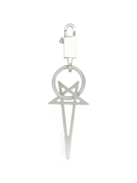 Rick Owens pentagram keychain