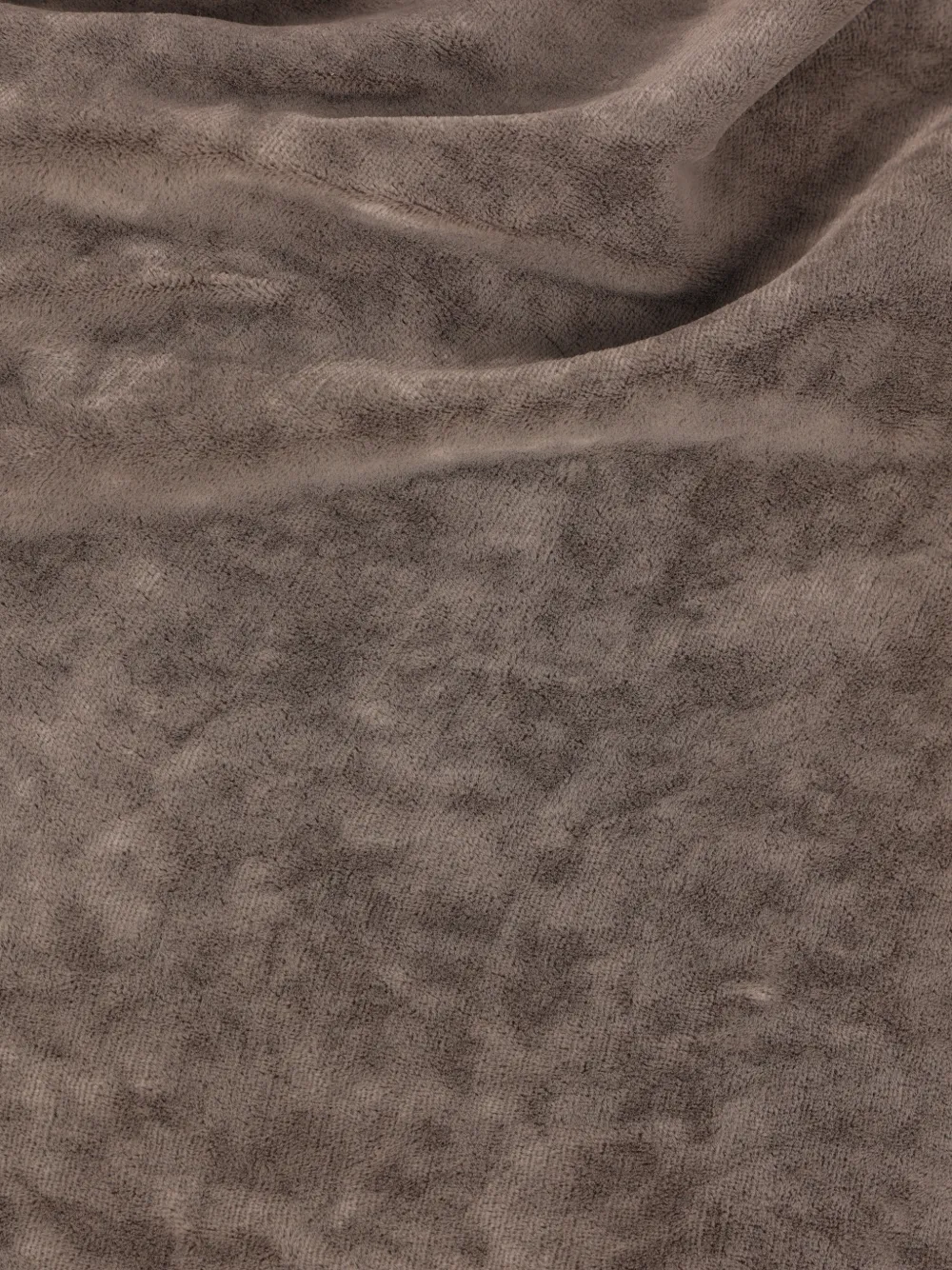 Rick Owens Gedrapeerde top met fluwelen effect Beige