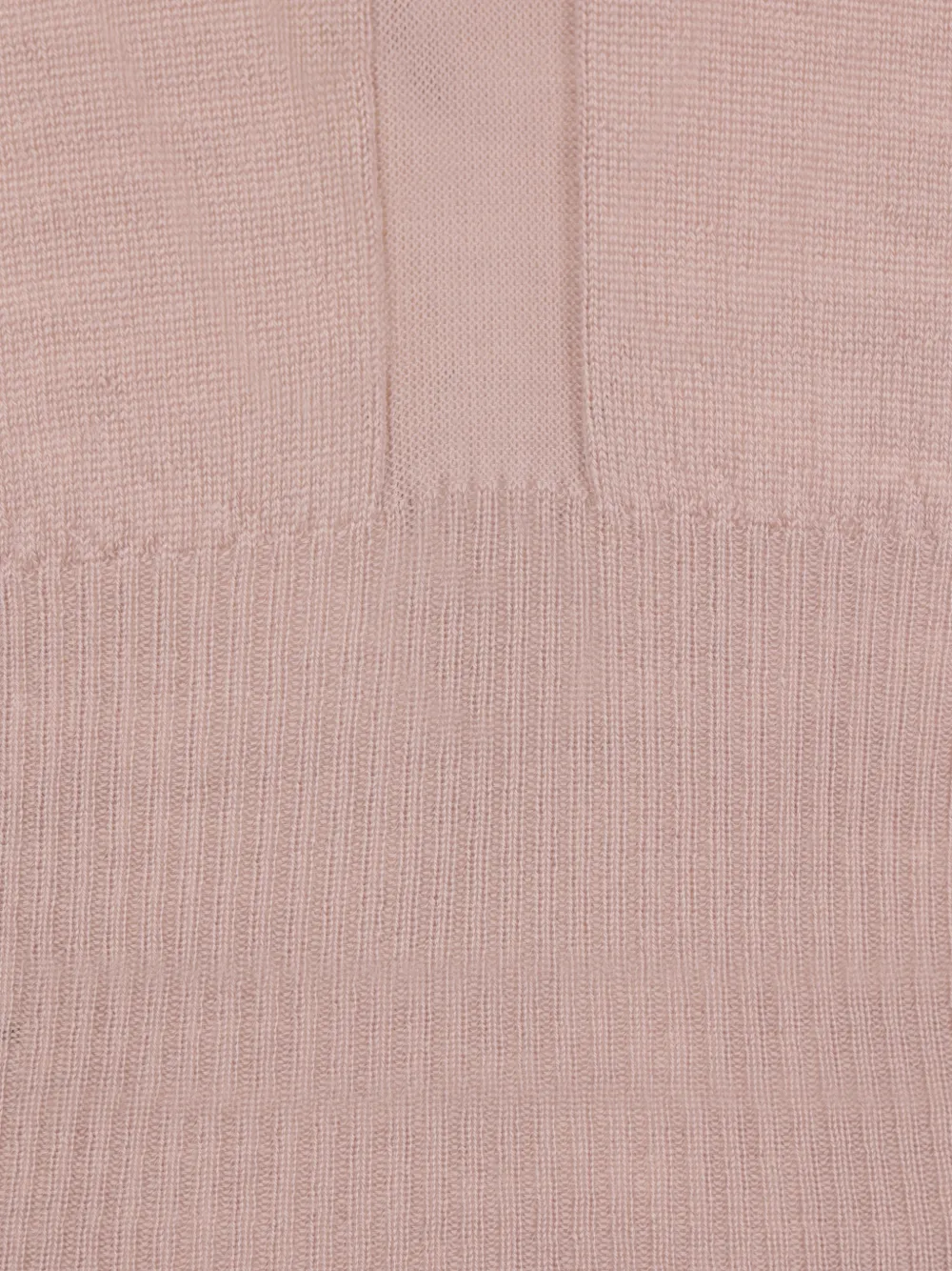 Rick Owens Cut-out Ribbed-hem Sweater in Pink, view 4