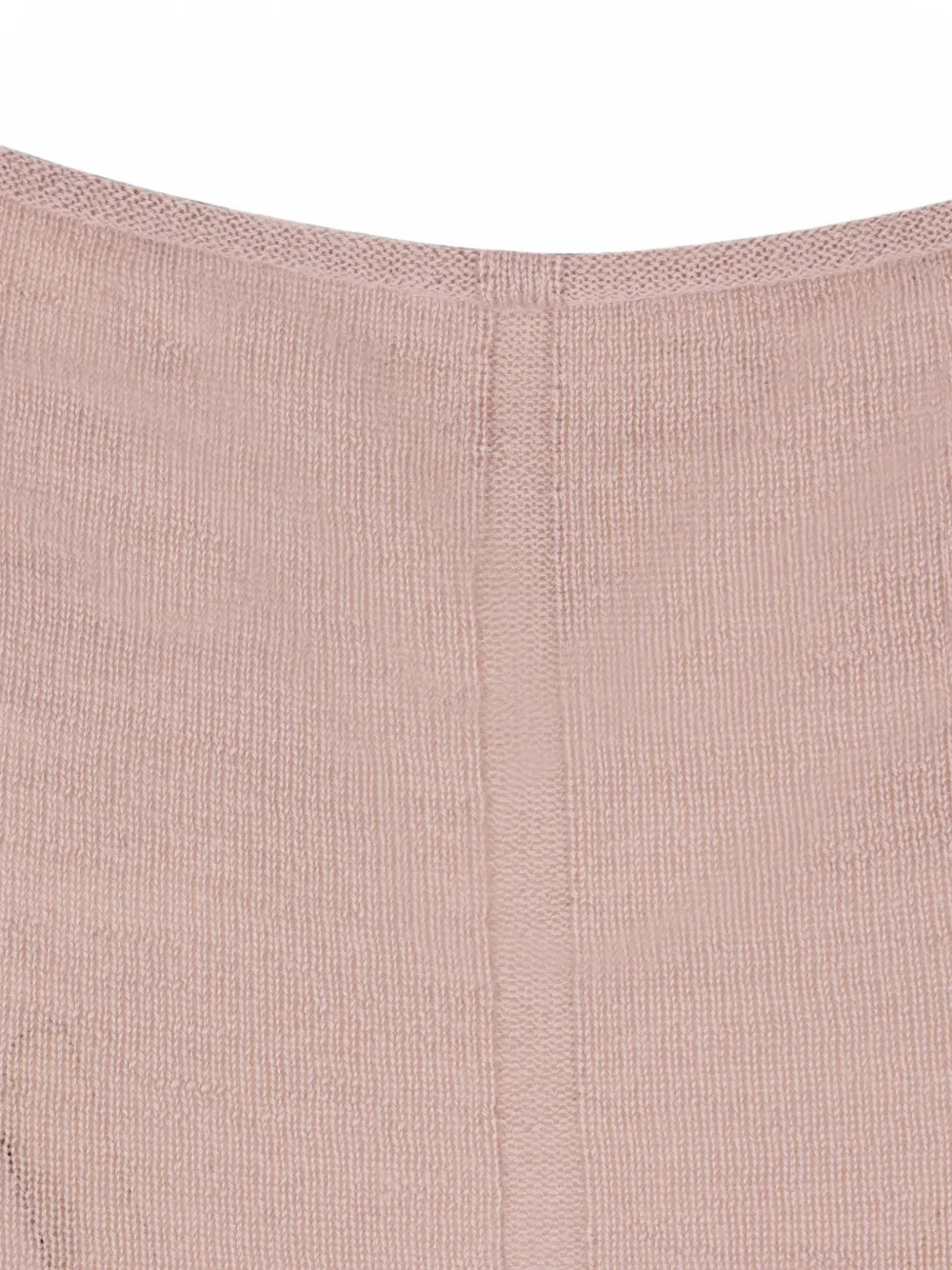Rick Owens Cut-out Ribbed-hem Sweater in Pink, view 3