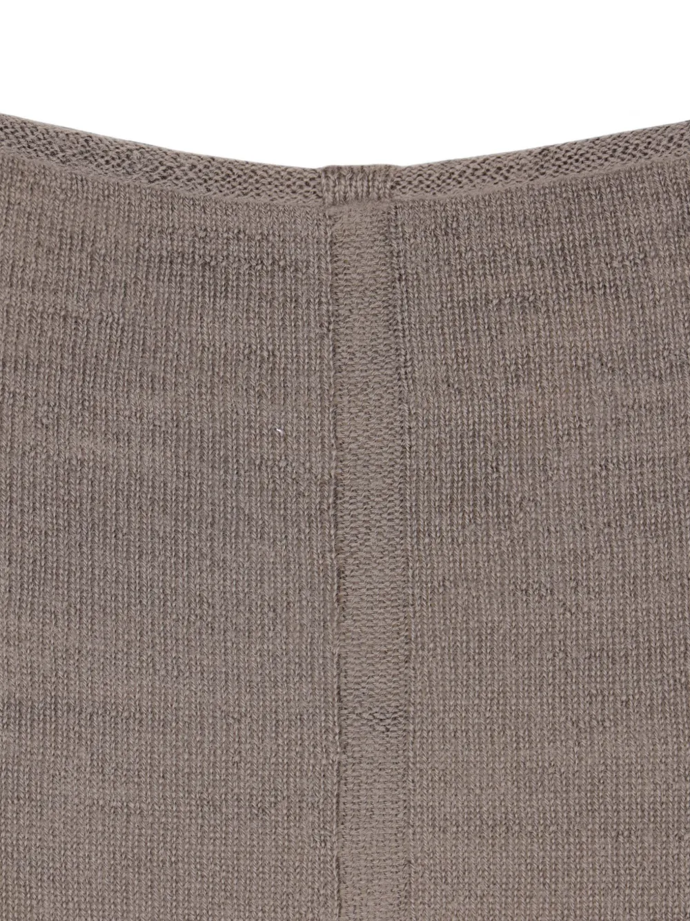 Rick Owens Trui met geribbelde afwerking en uitgesneden details Beige