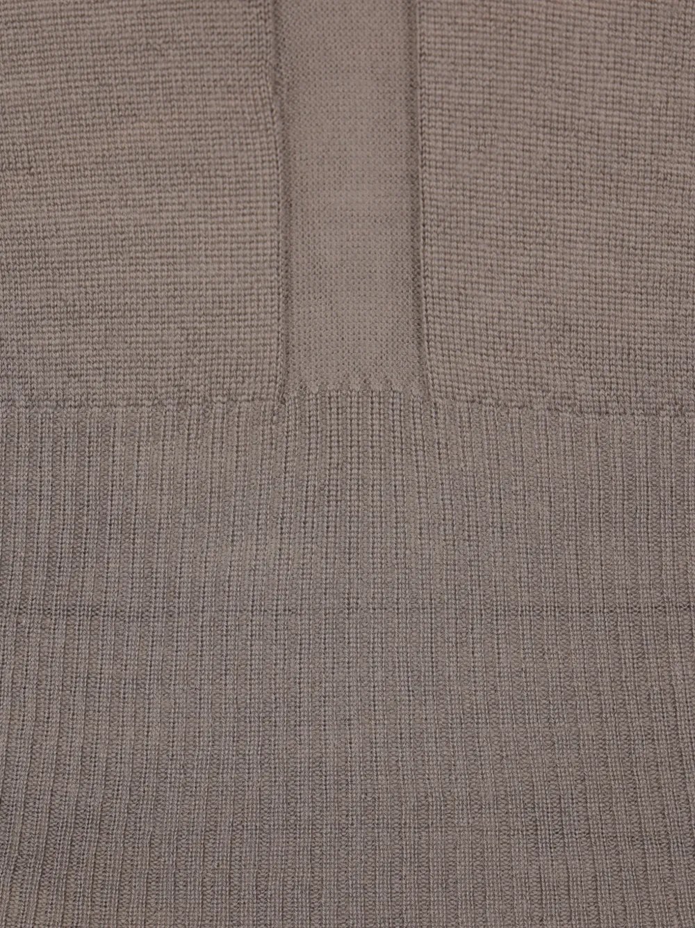 Rick Owens Trui met geribbelde afwerking en uitgesneden details Beige