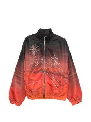 AMIRI Windbreaker zip-up Jacket | Black | FARFETCH