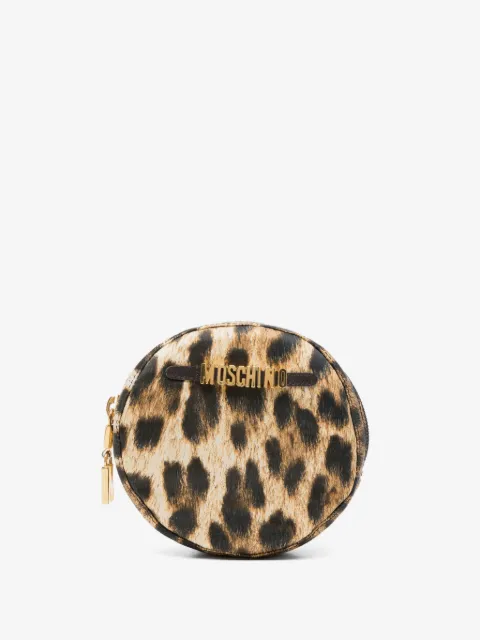 Moschino Pre-Owned 2010s Portemonnaie mit Leopardenmuster