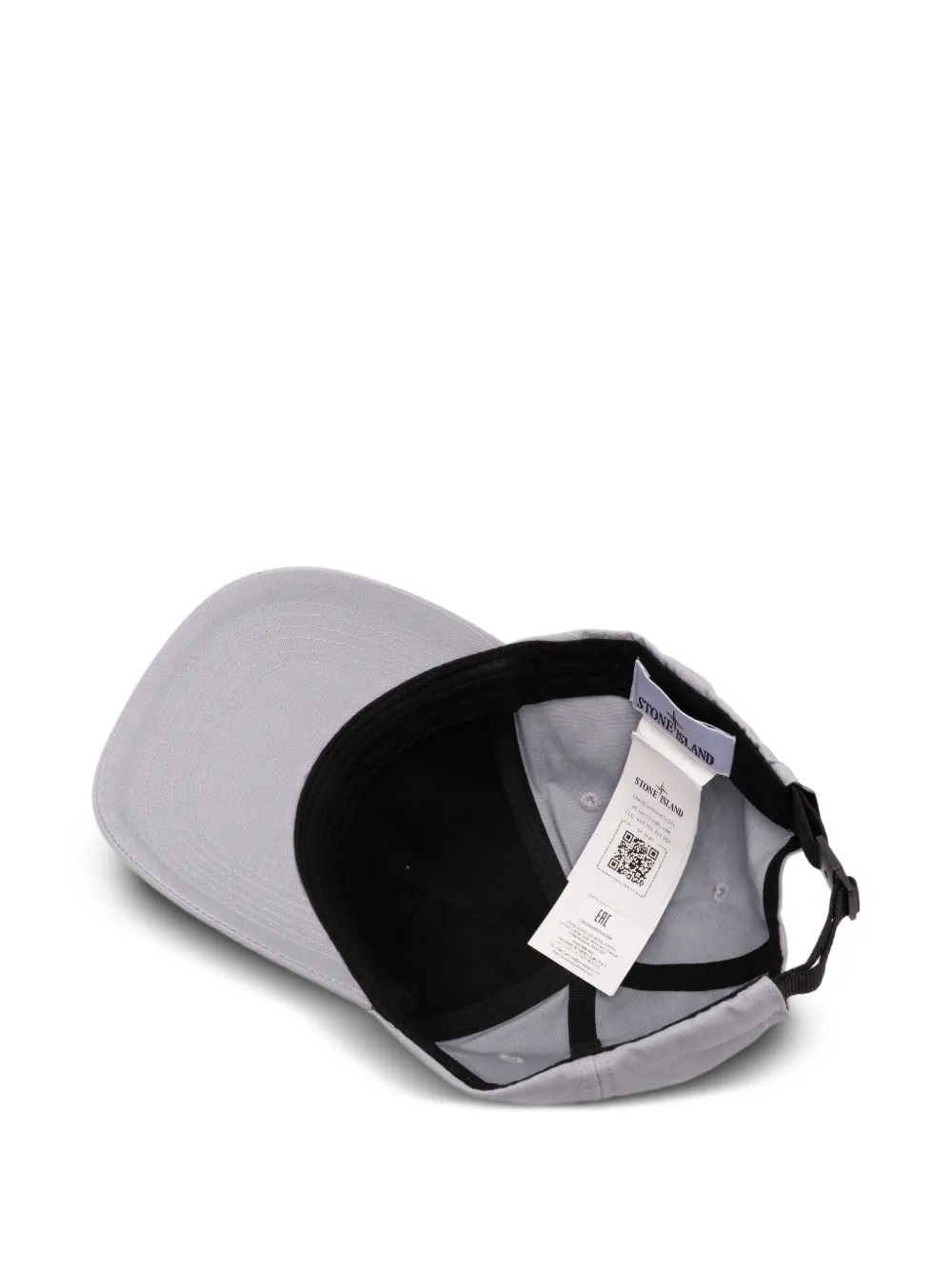 Stone Island Honkbalpet met Compass-logopatch Grijs