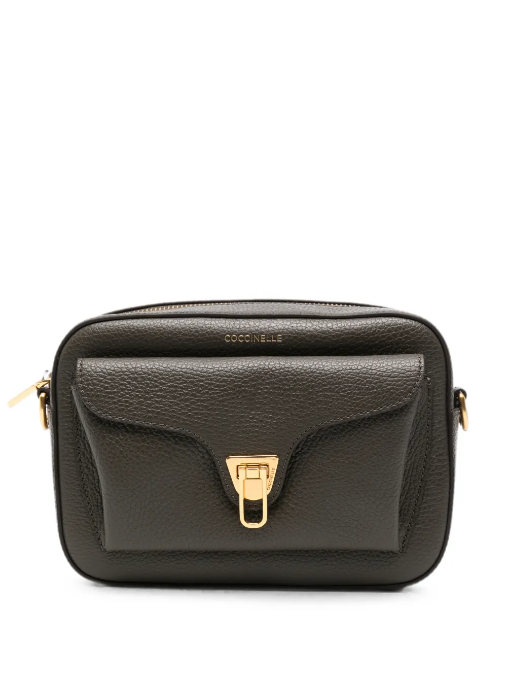 Coccinelle leather crossbody bag - Grigio
