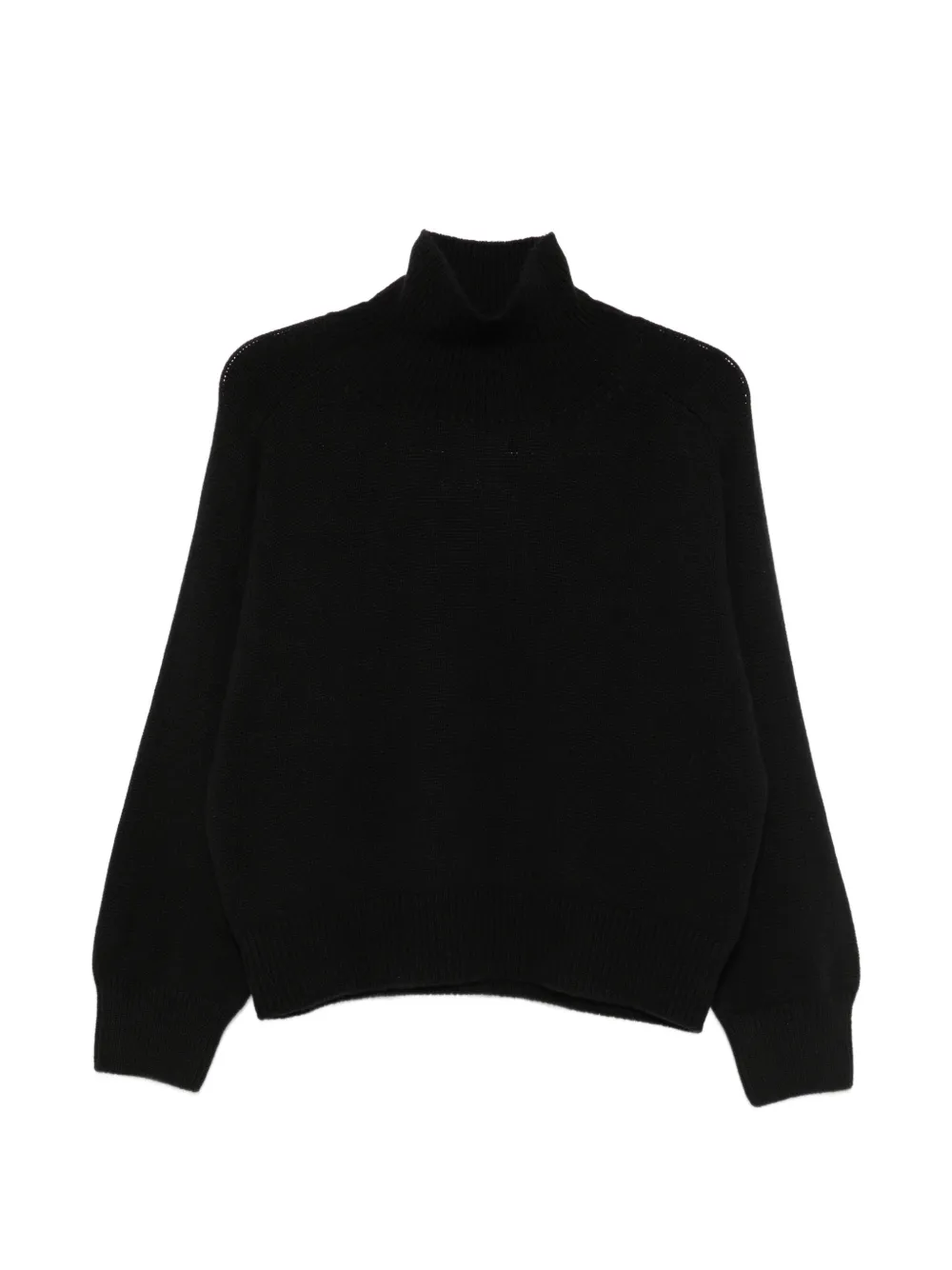 Incentive! Cashmere Connie ribbed mock-neck sweater - Schwarz