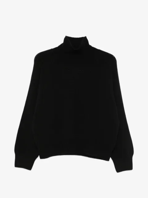 Incentive! Cashmere Connie ribbed mock-neck sweater