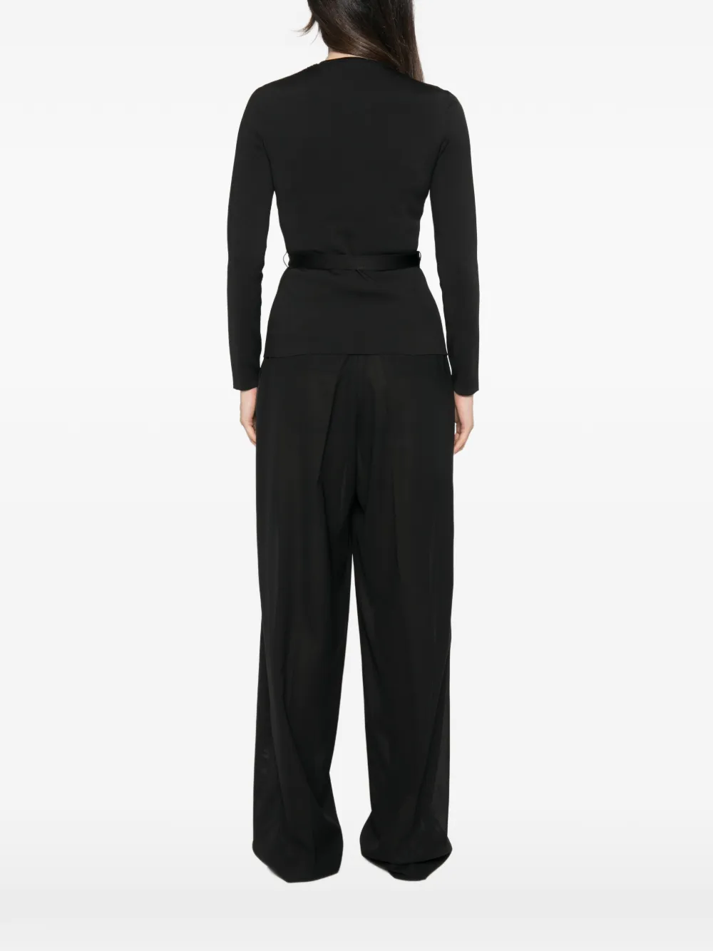 TOM FORD Trui met ceintuur en lange mouwen Zwart