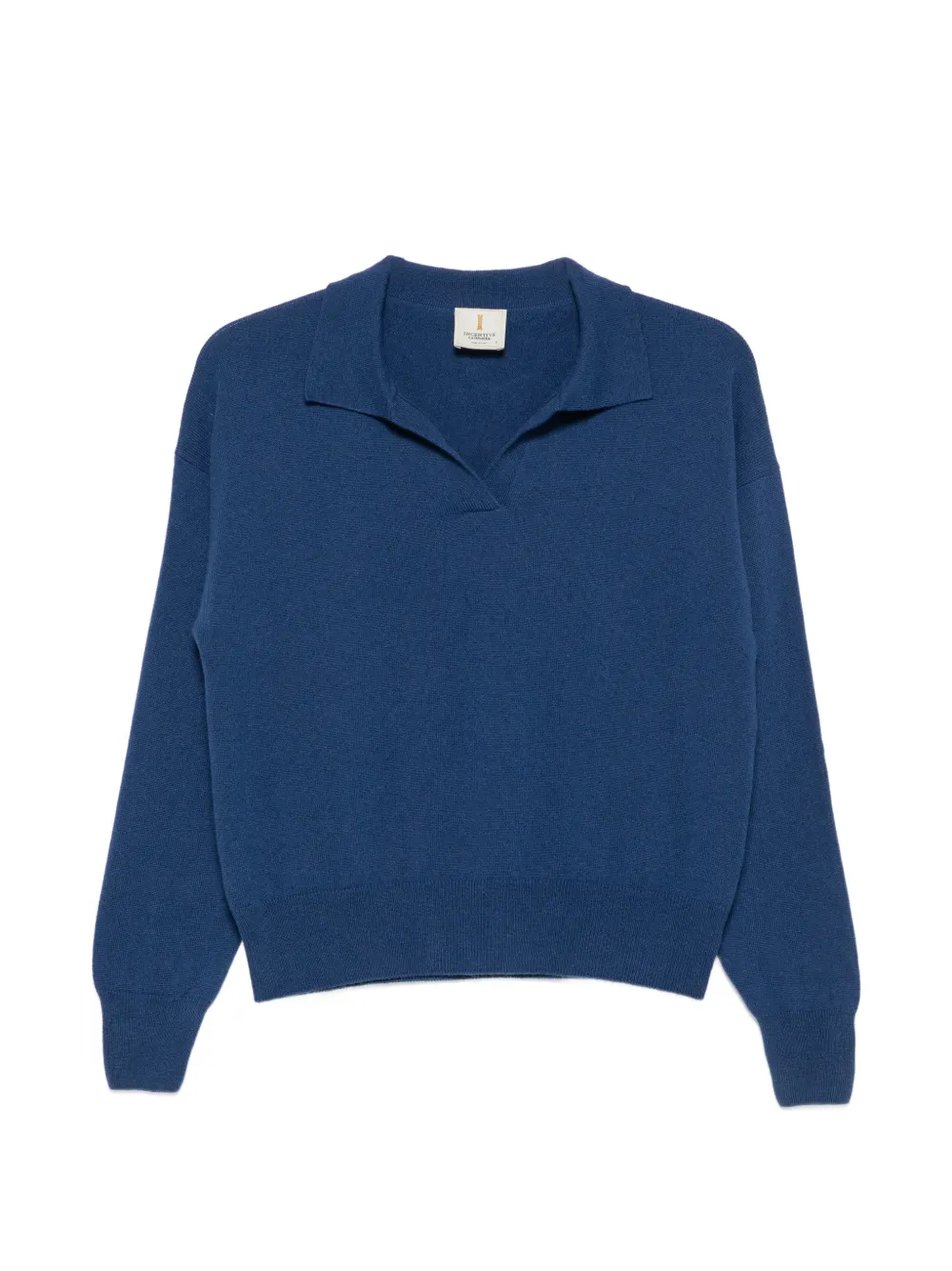 Incentive! Cashmere Famara polo-collar sweater - Blau
