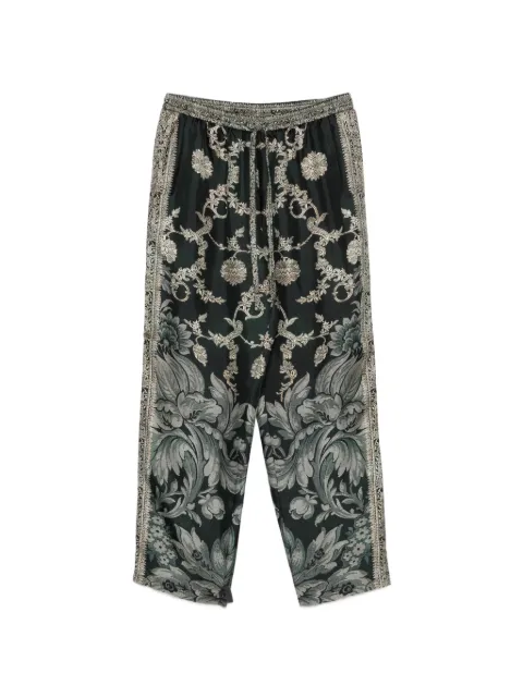 Pierre-Louis Mascia Aloe floral-print drawstring trousers