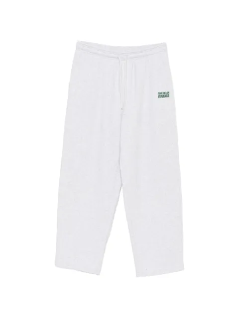 American Vintage logo-print drawstring track pants