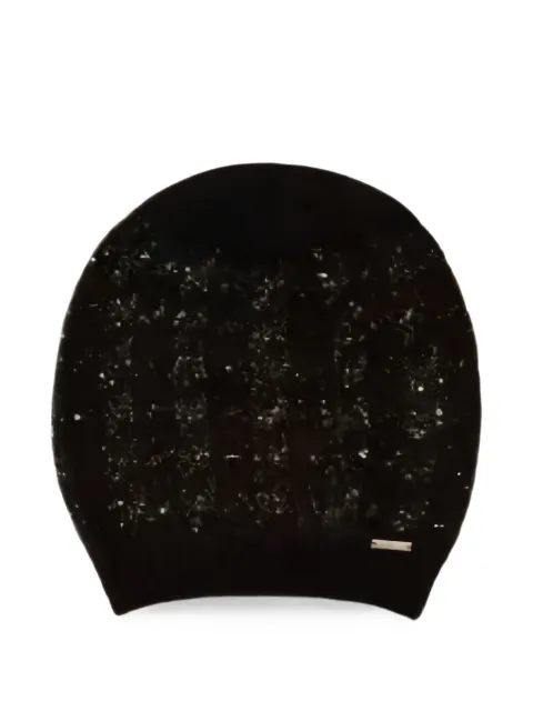 TWINSET jacquard-knit beanie hat