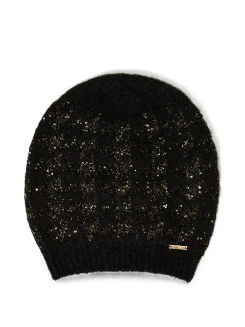 TWINSET jacquard-knit beanie hat
