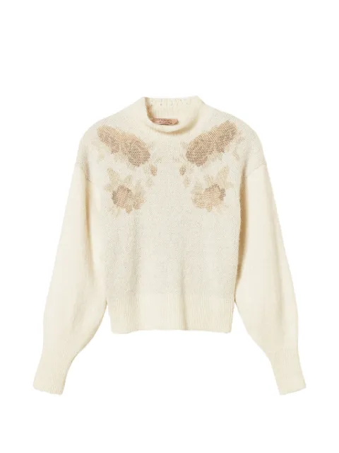 TWINSET jacquard alpaca-blend jumper