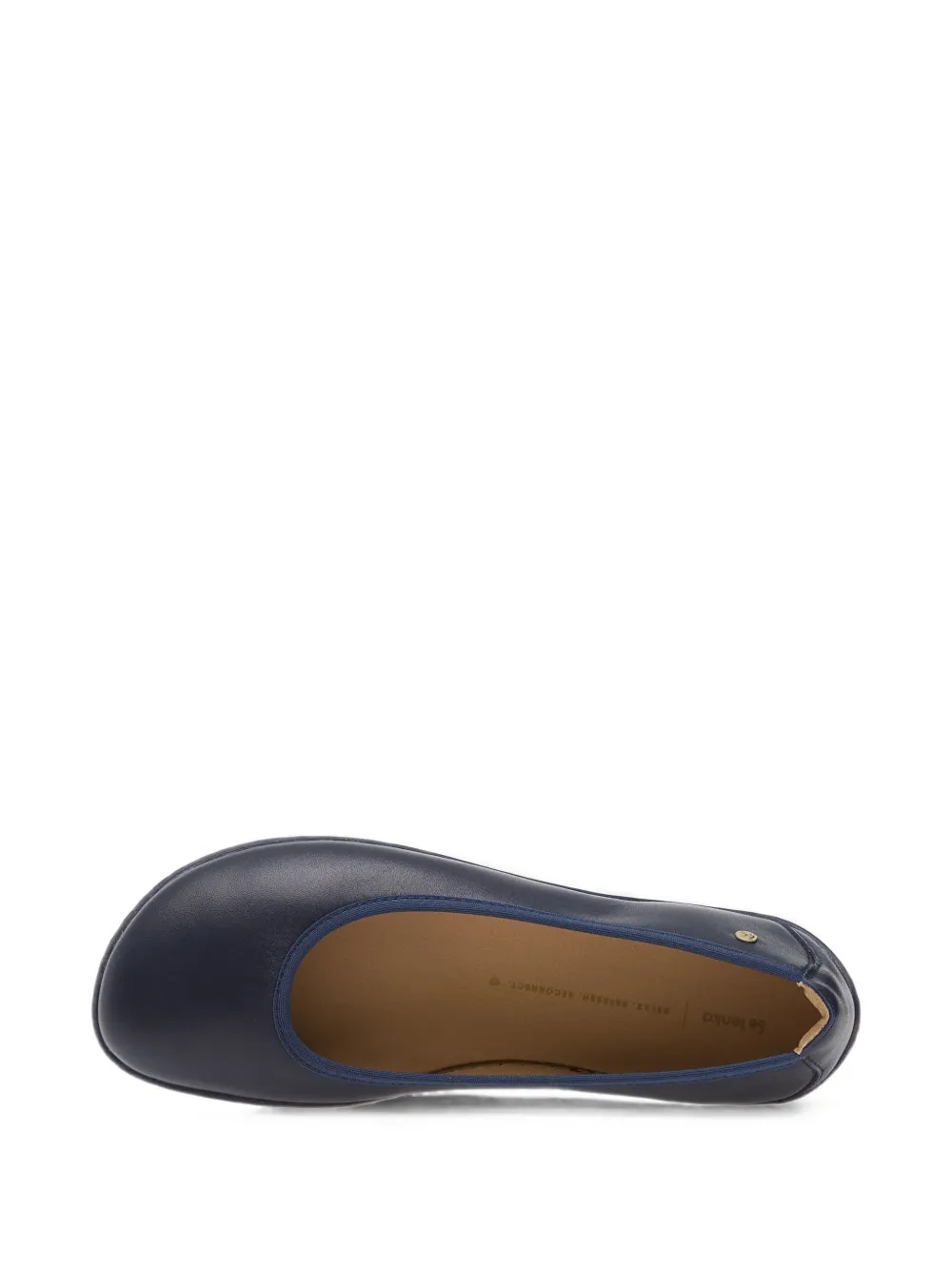 Be Lenka leather ballet flats Blauw