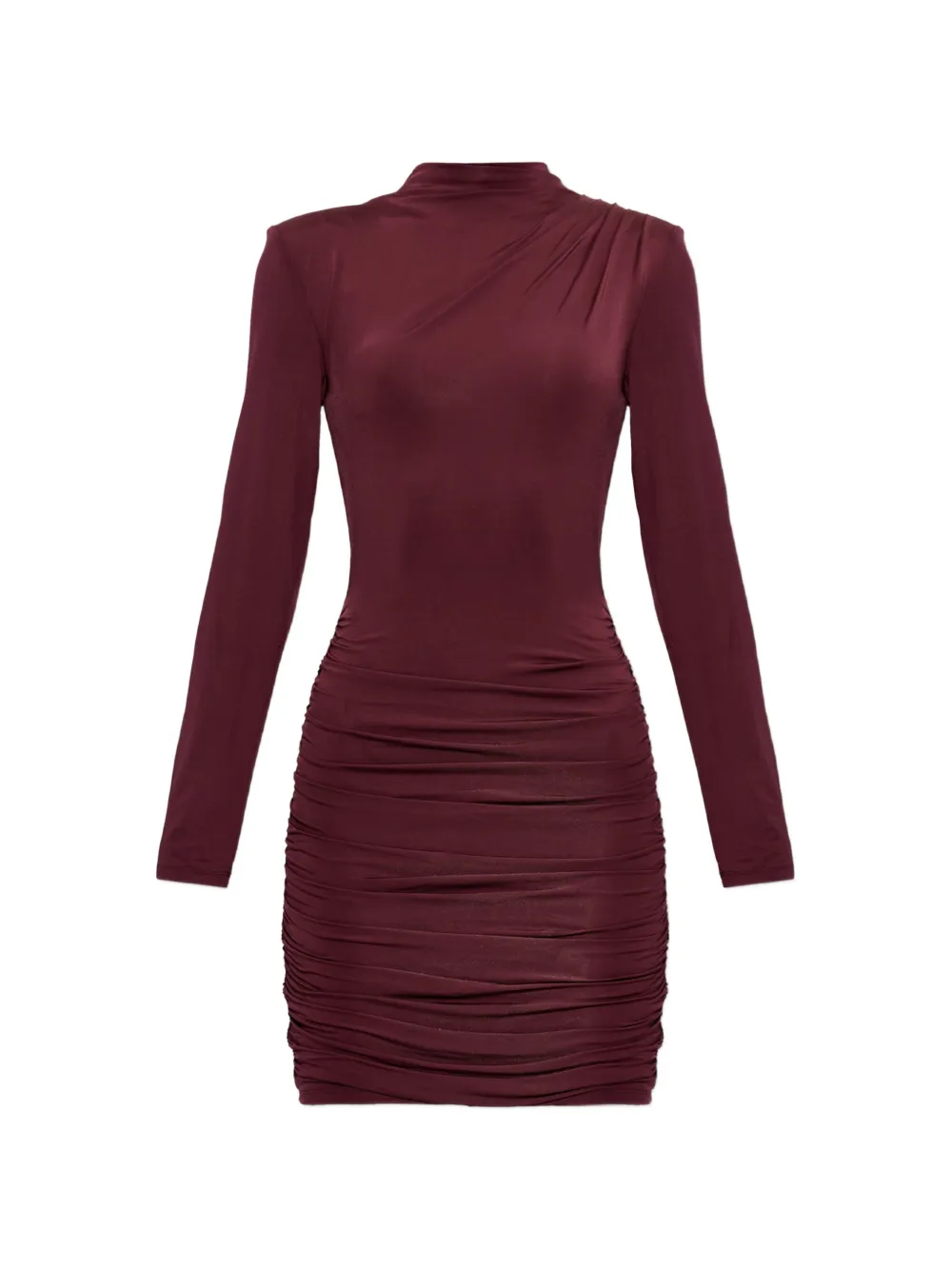 ROTATE BIRGER CHRISTENSEN draped ruched mini dress - Rosso