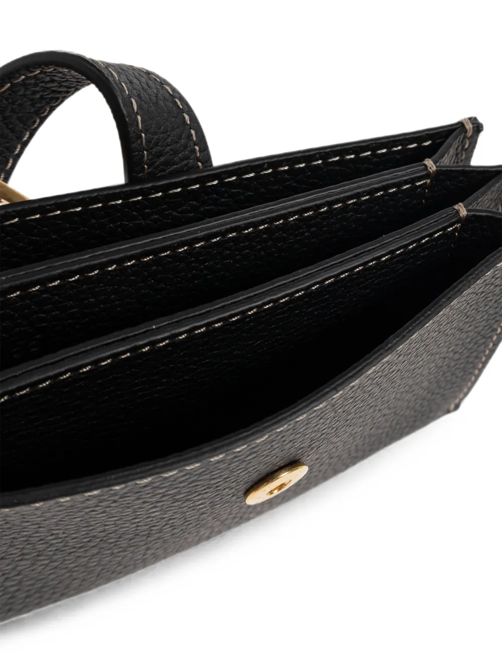 Tod's T Timeless portemonnee van bewerkt leer Zwart