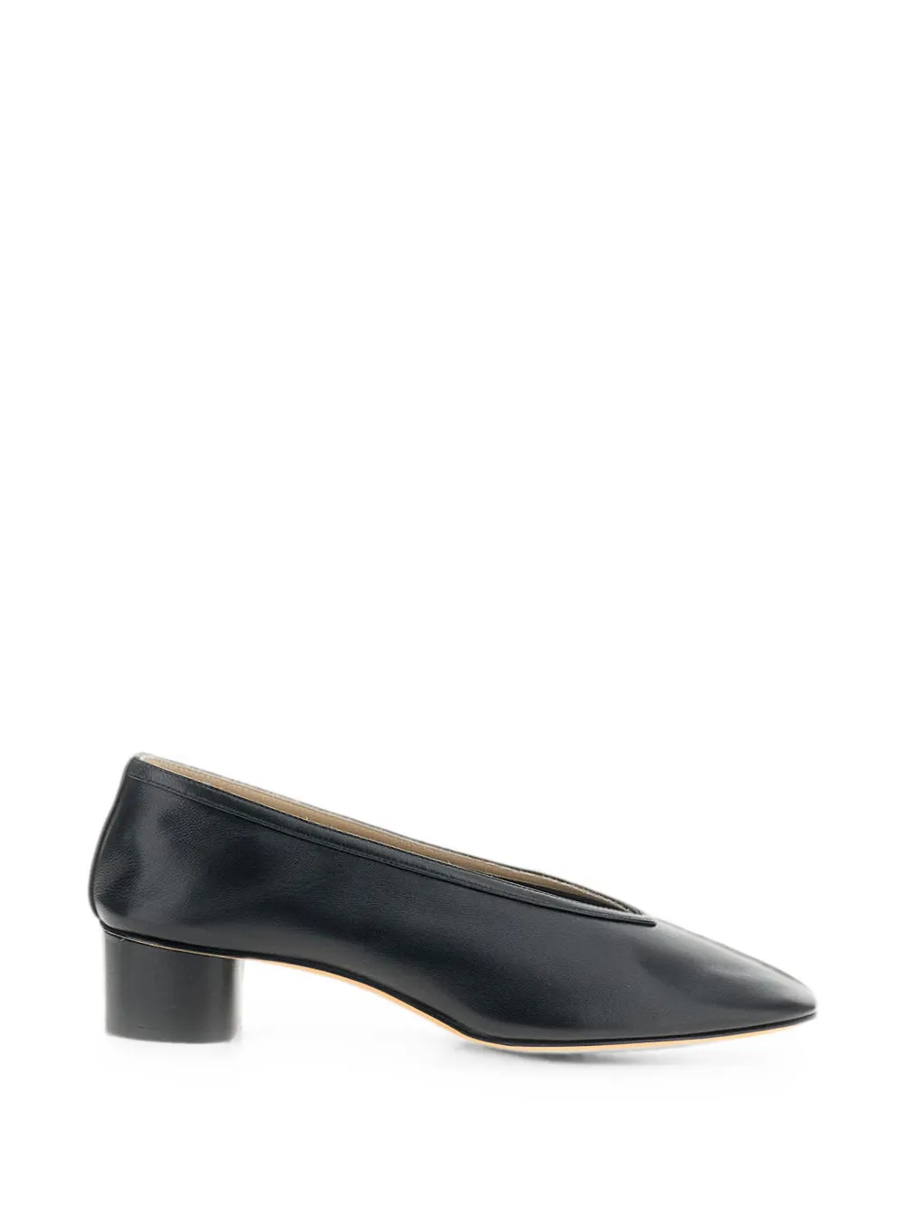Le Monde Beryl calf leather block-heel pumps - Nero