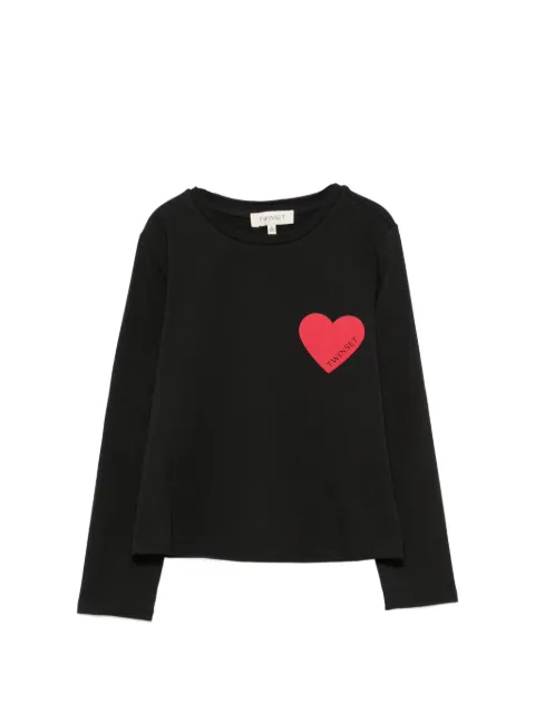 TWINSET Kids heart-print long-sleeve T-shirt