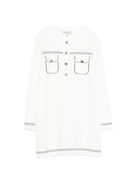 TWINSET Kids Vestido de tricô com mangas longas