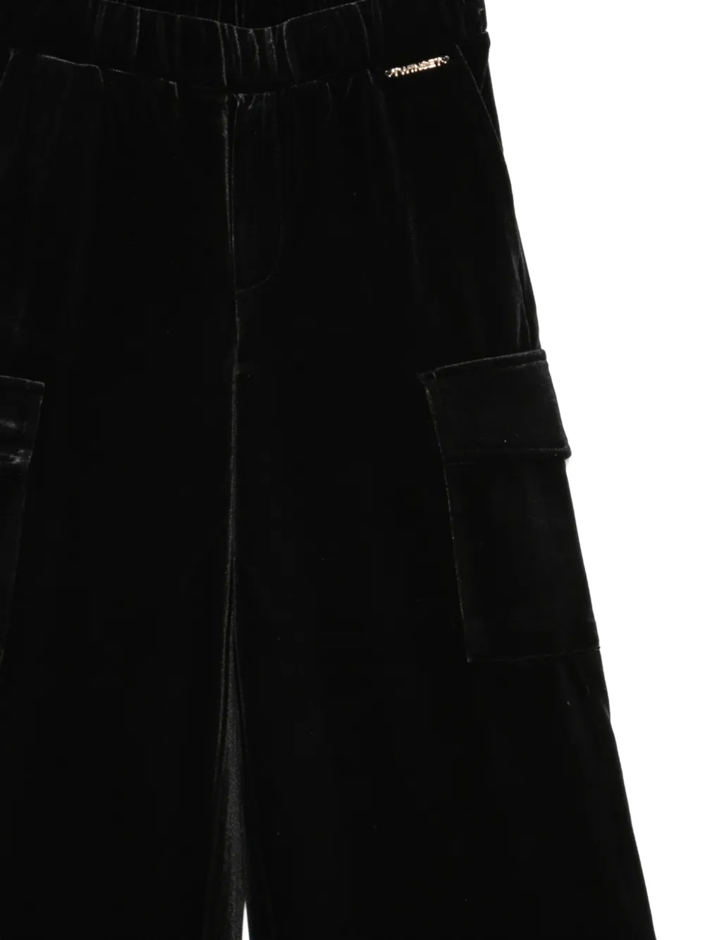 TWINSET Kids Broek met cargo-zak Zwart