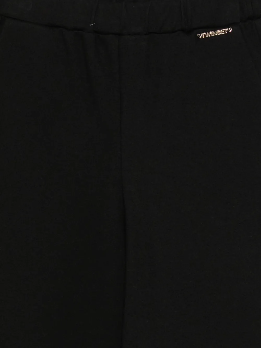 TWINSET Kids Broek met wijde pijpen Zwart