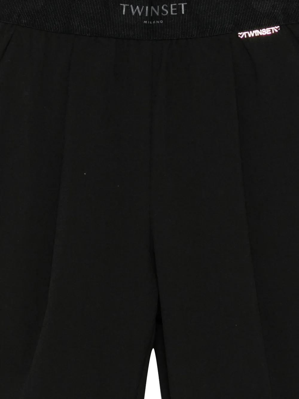 TWINSET Kids Broek met logoband Zwart