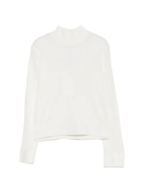 TWINSET Kids cable-knit mock-neck sweater