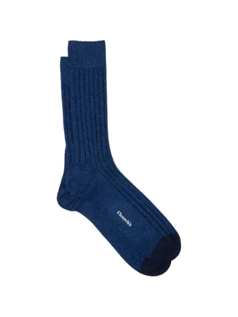 Church's Gerippte Socken mit meliertem Effekt