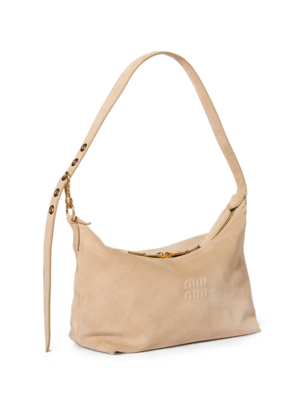 Miu Suède tas Beige