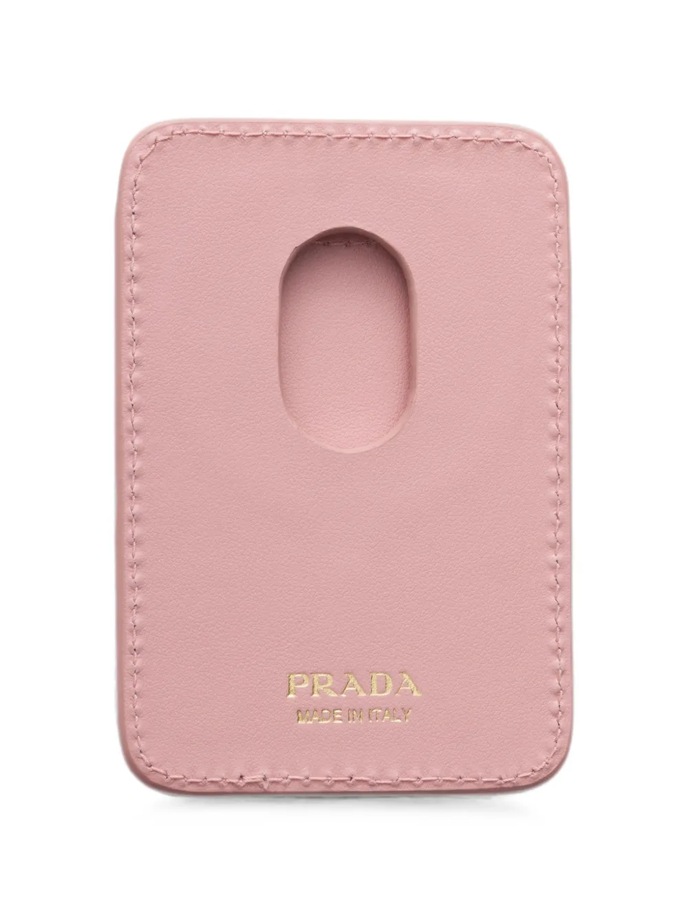 Prada Saffiano leren pasjeshouder Roze