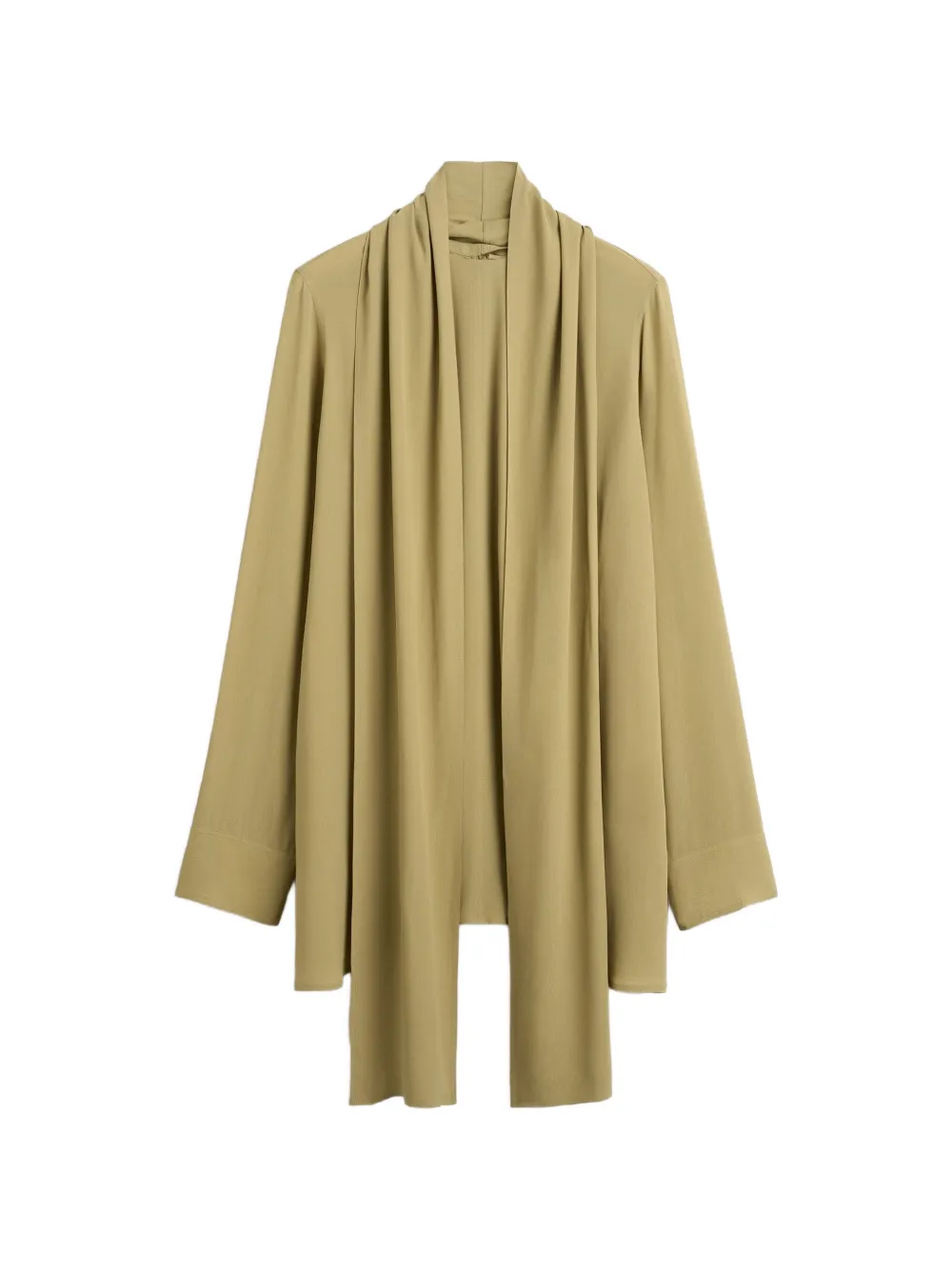 TOTEME Blouse met gedrapeerde sjaal Beige