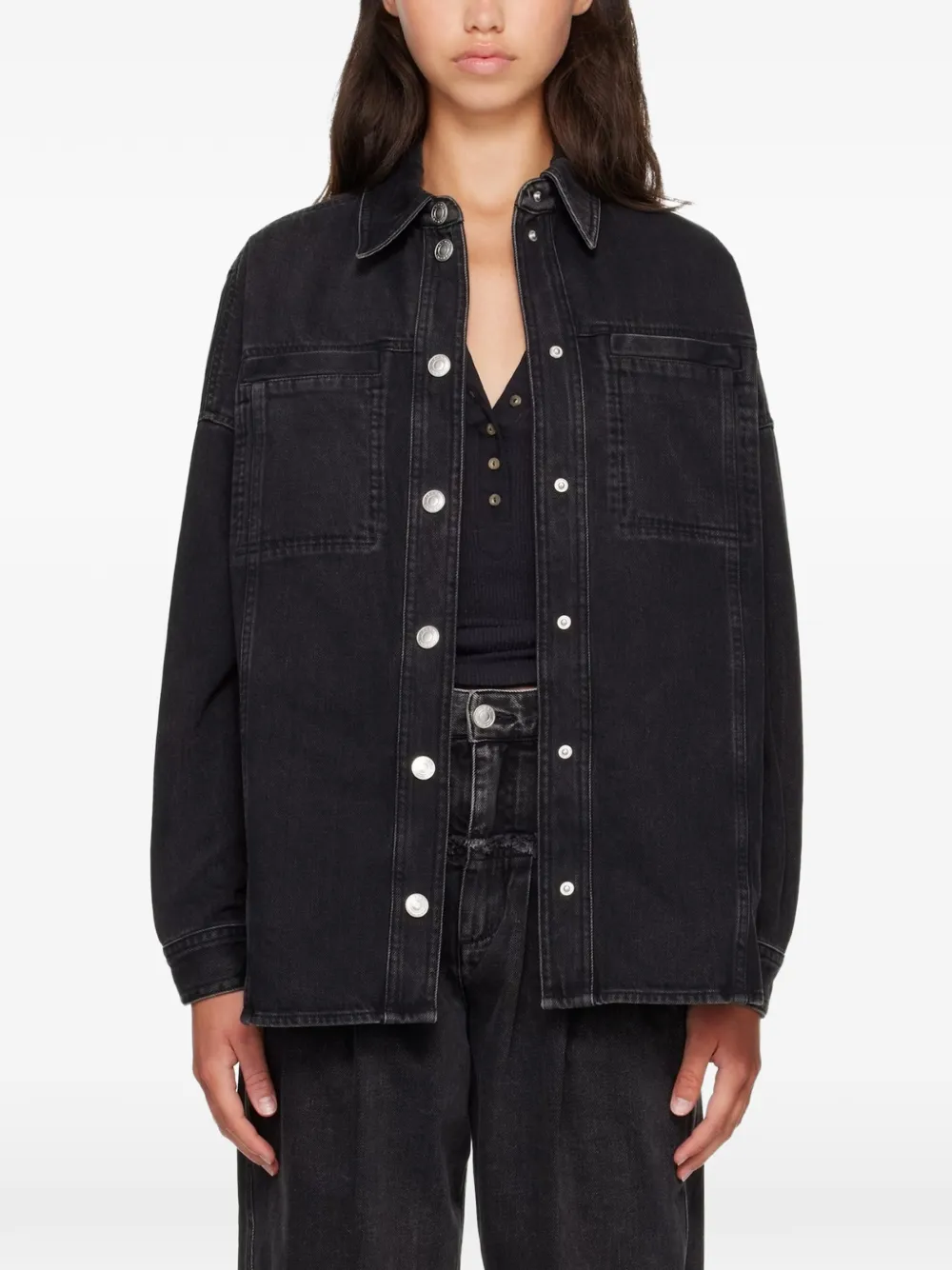 MARANT ÉTOILE button-up shirt - Schwarz