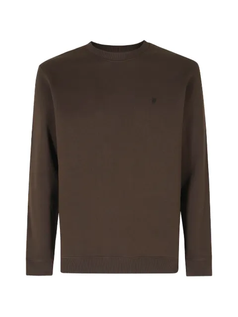 DONDUP logo-patch long-sleeve sweater