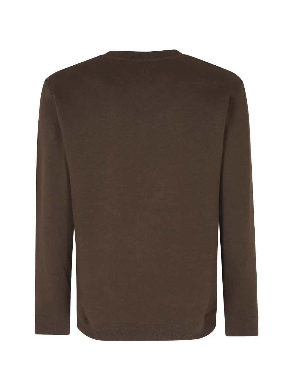 DONDUP Trui met logo-patch en lange mouwen Bruin