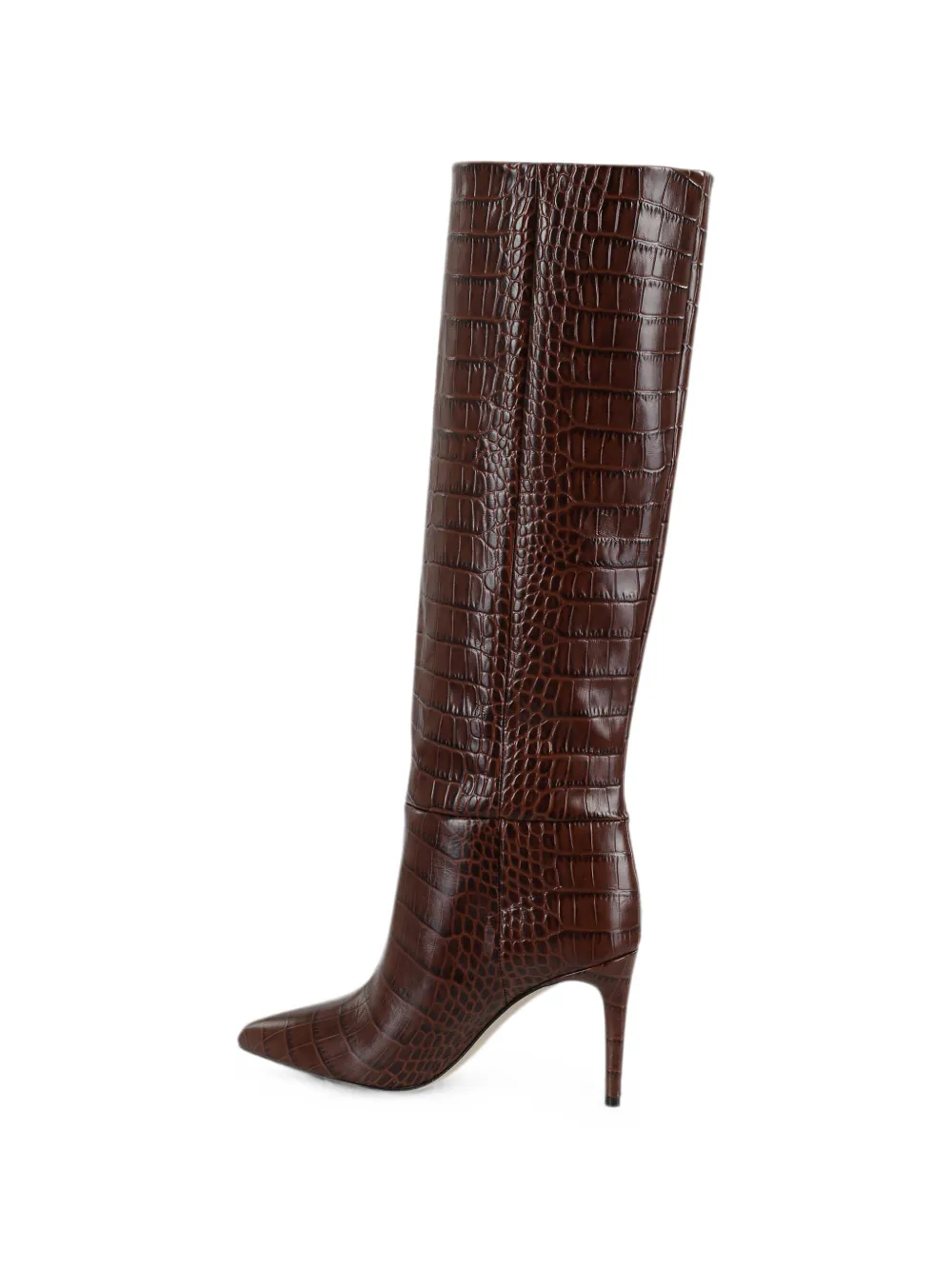 Paris Texas croc-effect pointed-toe boots Bruin