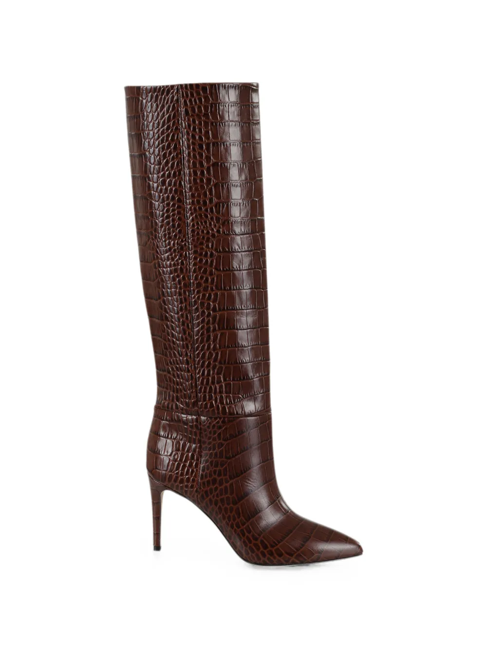 Paris Texas croc-effect pointed-toe boots Bruin