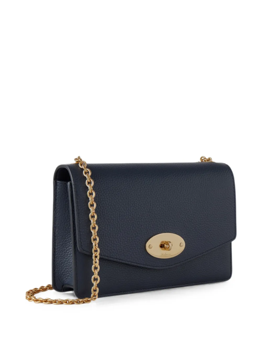 Mulberry Darley mini-crossbodytas van bewerkt leer Blauw